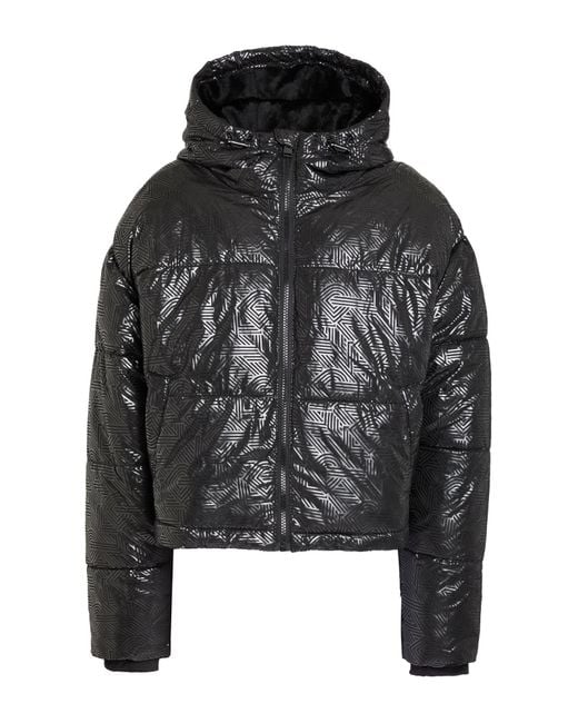 DKNY Black Sport Puffer Polyester