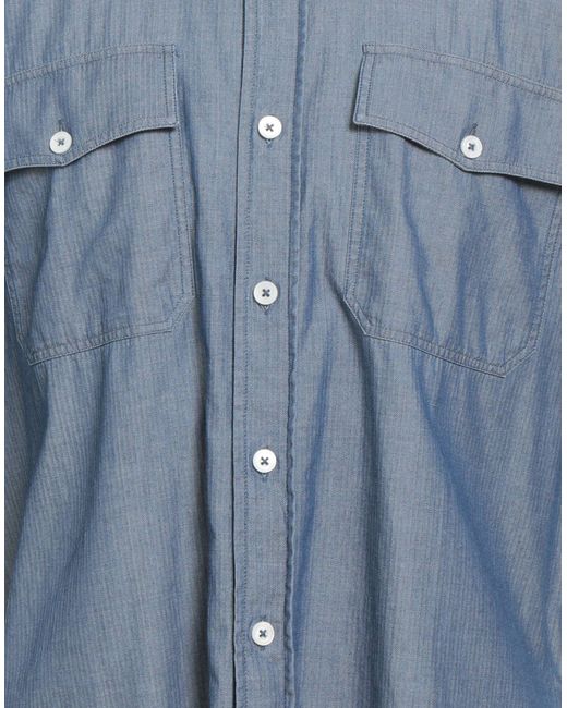 Brooksfield Blue Shirt Cotton for men