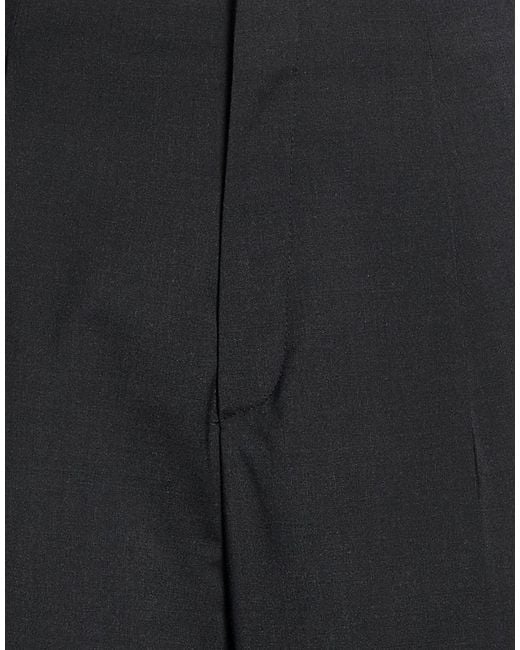 Alberta Ferretti Black Pants Polyester, Wool, Elastane