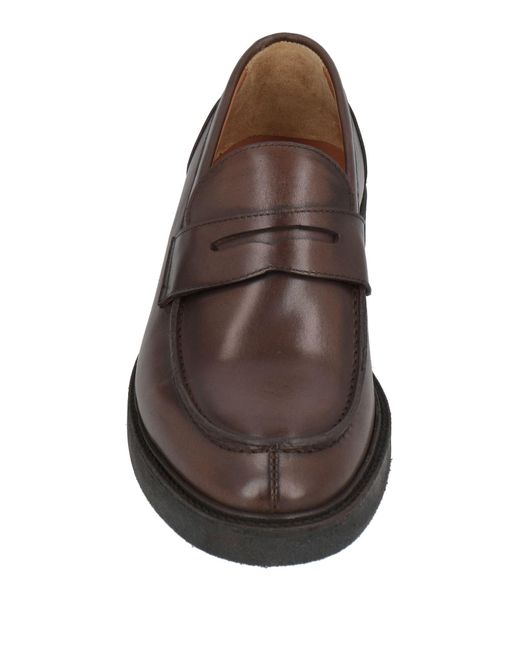 Calpierre Brown Loafers Calfskin for men