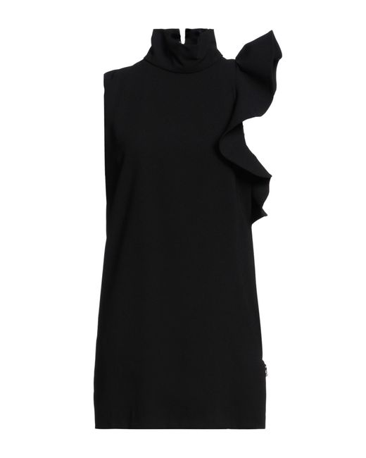 Amen Black Mini Dress Polyester