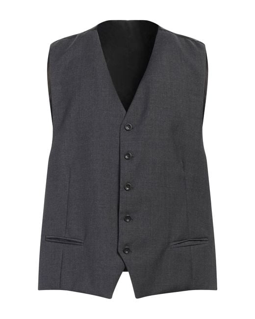 Angelo Nardelli Black Waistcoat for men