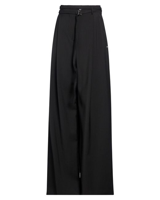 Sportmax Black Pants Virgin Wool
