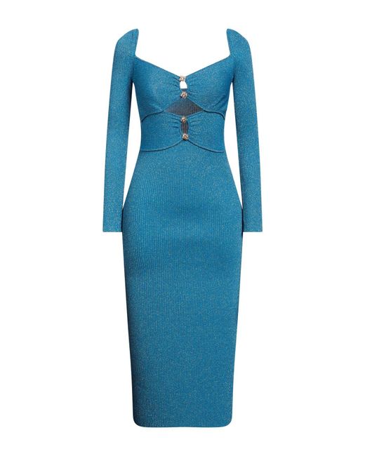 Vestito Midi di Self-Portrait in Blue