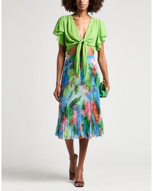ERMANNO FIRENZE Blue Midi Skirts