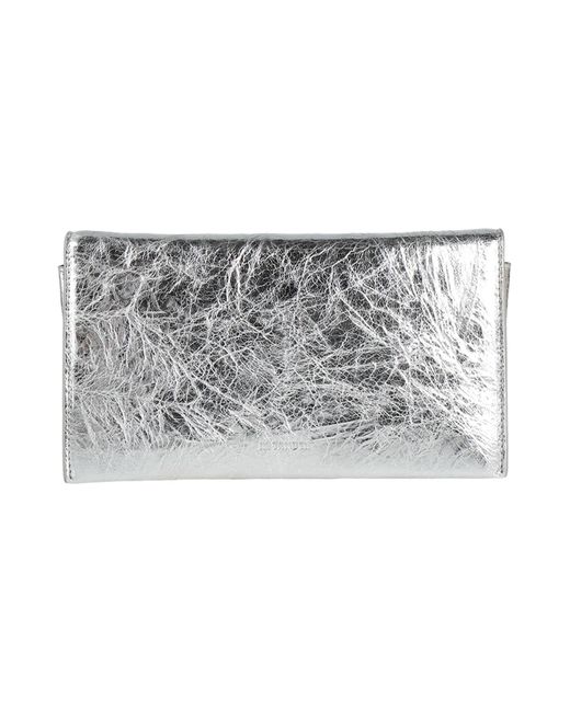 Jil Sander Gray Handbag Ovine Leather