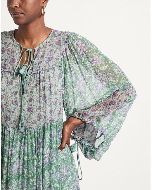 Antik Batik Blue Mini-Kleid