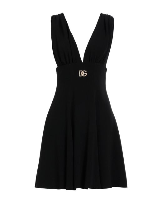Dolce & Gabbana Black Short Dress