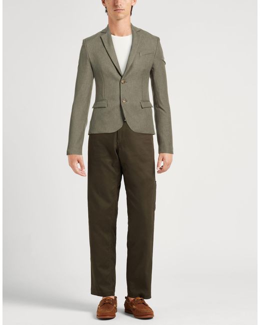 Imperial Green Military Blazer Polyester for men