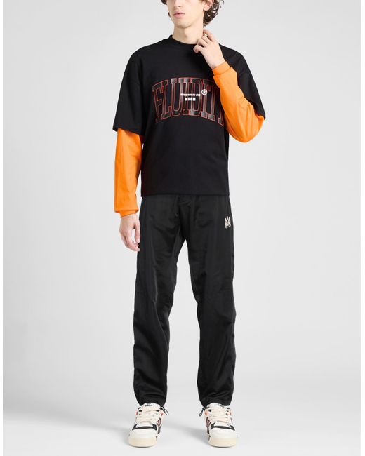 Amiri Black Pants Polyester for men