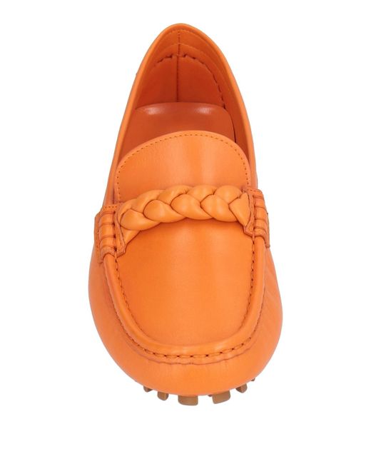 Gianvito Rossi Orange Loafer