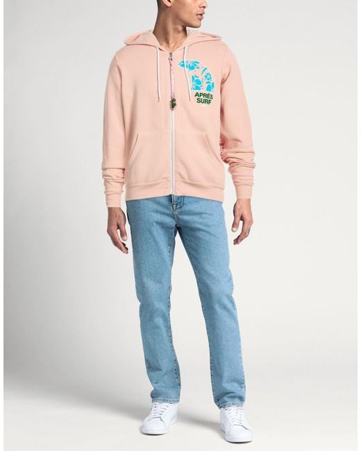 APRÈS SURF Pink Blush Sweatshirt Cotton, Polyester for men