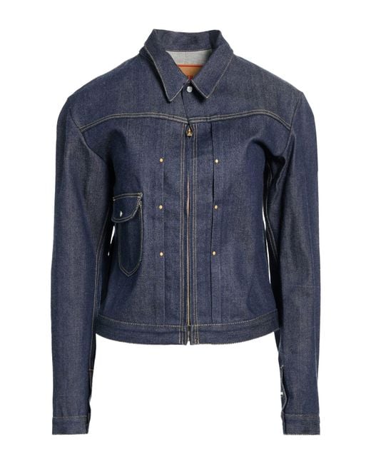 Moorer Blue Denim Outerwear