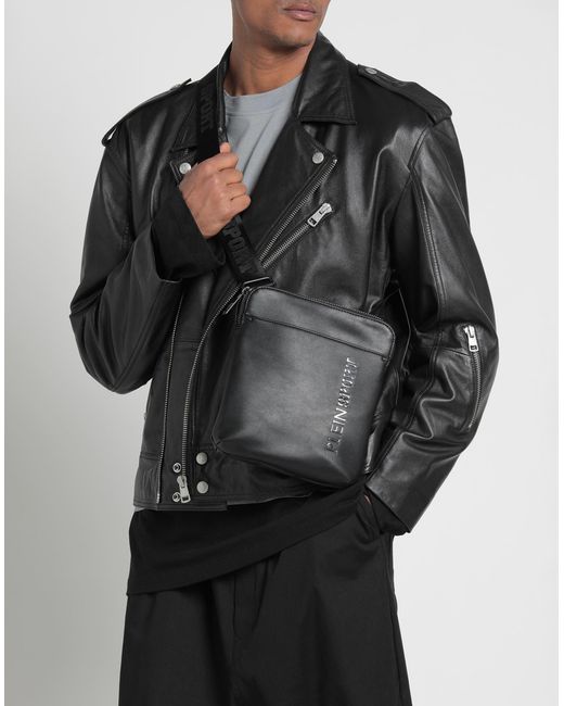Philipp Plein Black Shoulder Bag for men