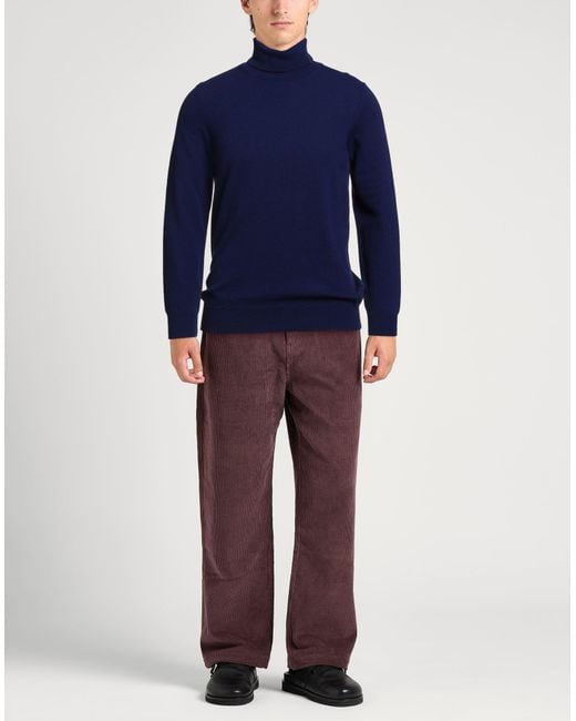 Zanone Blue Turtlenecks for men
