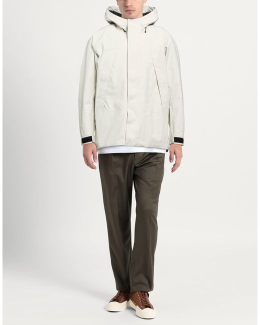 Goldwin White Charcoal Jacket Nylon for men