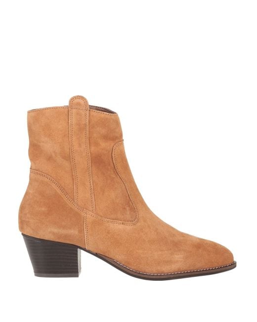 Pieces Brown Ankle Boots