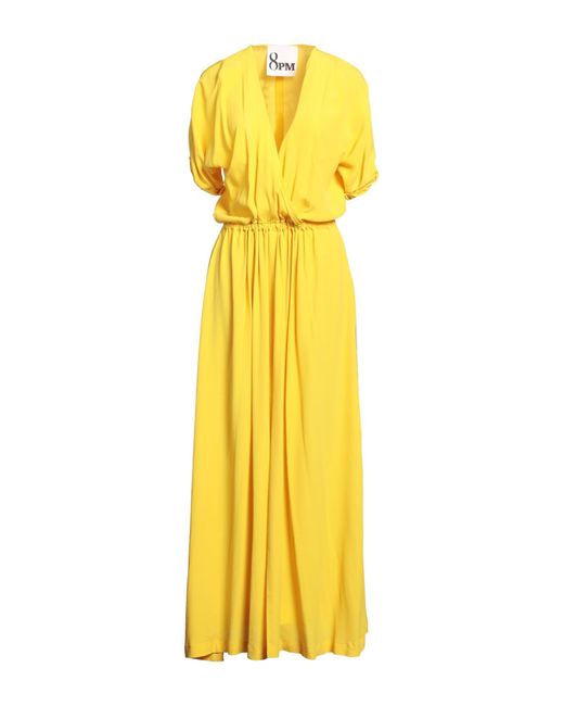 Vestido largo 8pm de color Yellow