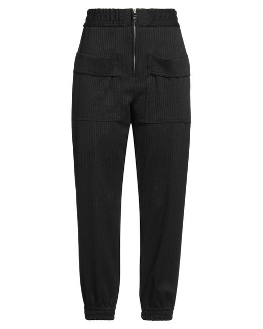 Dondup Black Pants Viscose, Polyester, Polyamide, Elastane