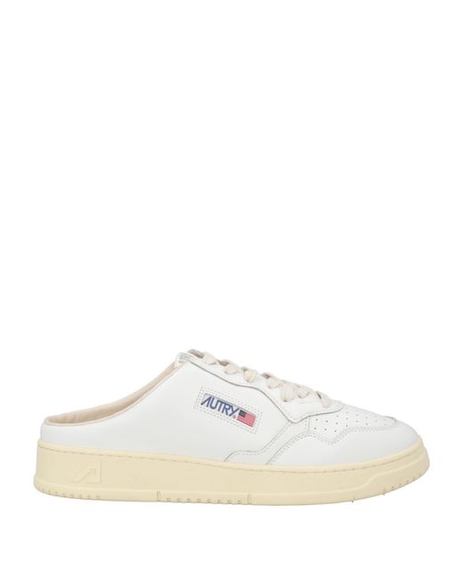 Autry White Sneakers Leather for men