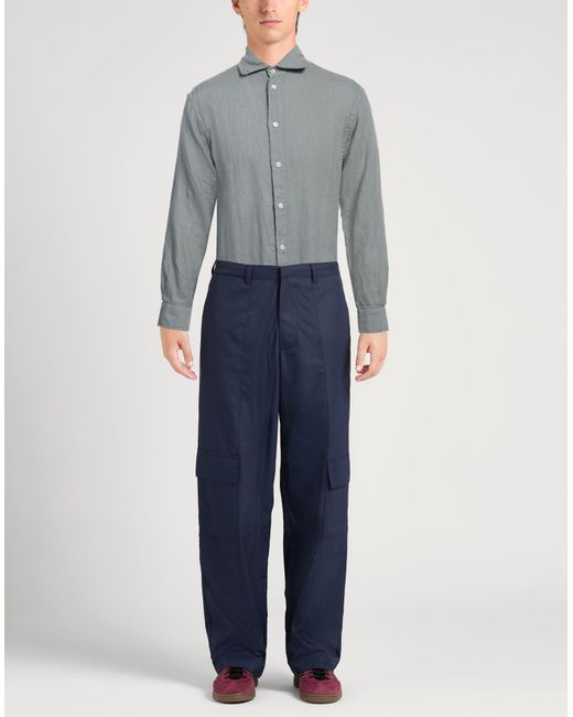 Barena Gray Shirt Linen for men