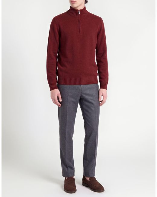 Gran Sasso Red Sweater Cashmere for men