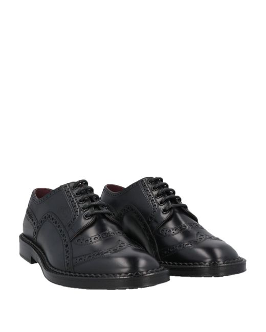 Dolce & Gabbana Black Lace-up Shoes for men
