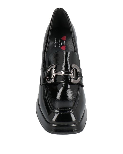 Gai Mattiolo Black Love To Love Loafers Synthetisches Material