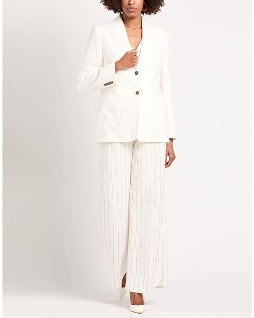 Max Mara White Blazers
