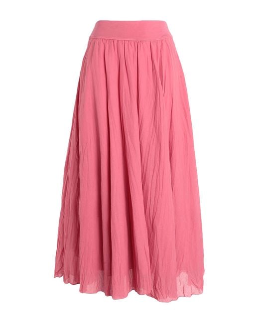 European Culture Pink Maxi Skirt