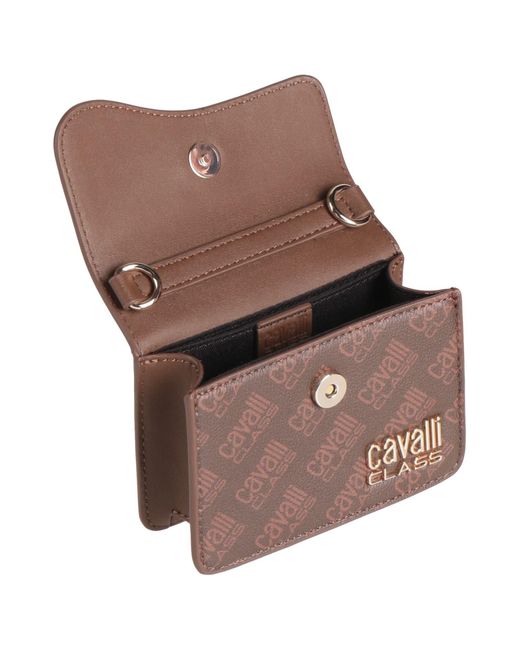 Roberto Cavalli Brown Cross-body Bag