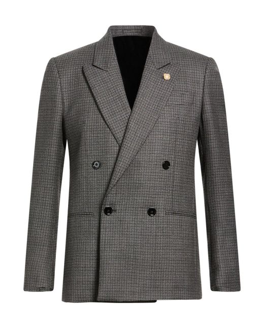 Lardini Black Blazer Wool for men