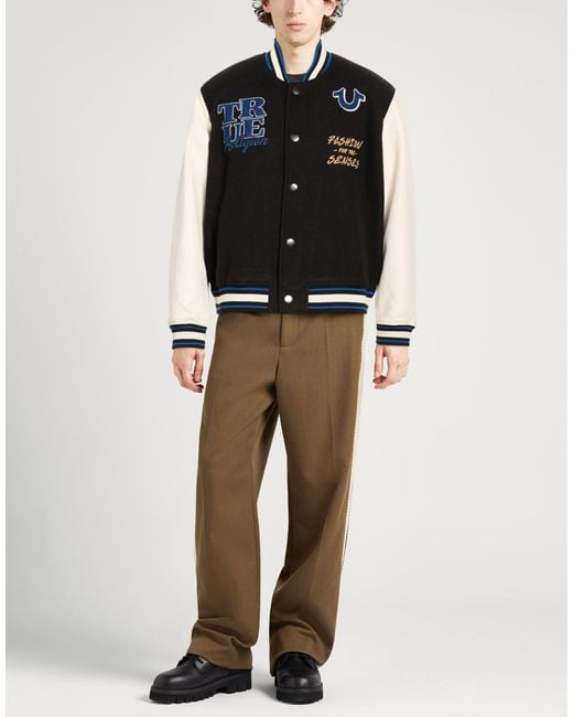 True Religion Black Jackets for men