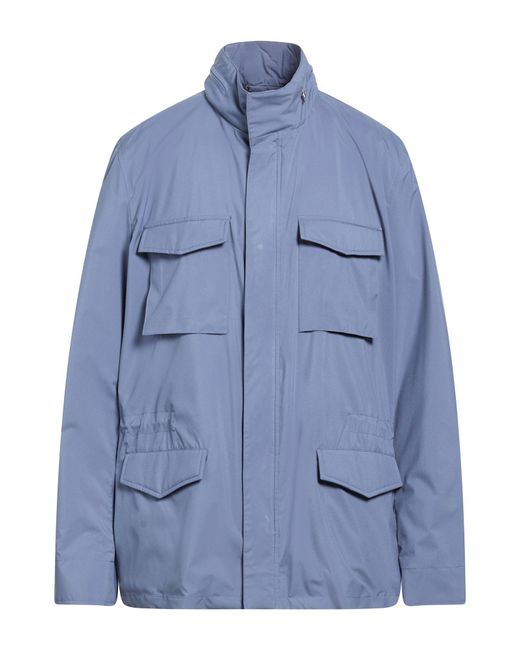 Manzoni 24 Blue Slate Jacket Polyester for men