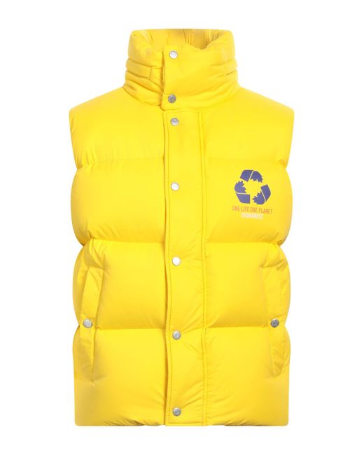 DSquared² Yellow Puffer for men