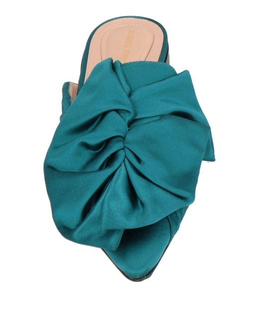 Alberta Ferretti Blue Mules & Clogs