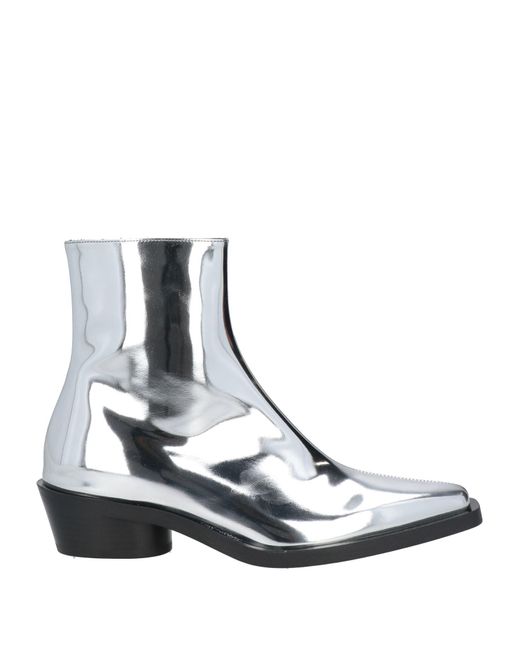 Proenza Schouler White Ankle Boots Leather