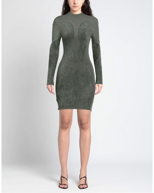 Dion Lee Gray Mini Dress