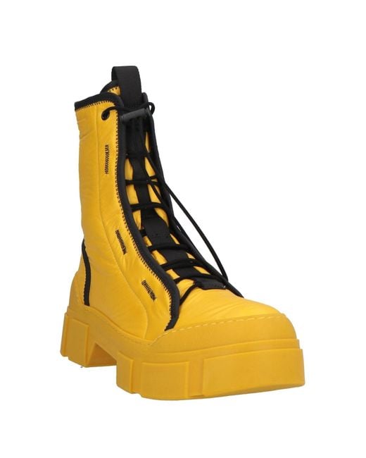 Vic Matié Yellow Ankle Boots