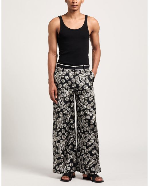 Dolce & Gabbana White Pants Silk for men