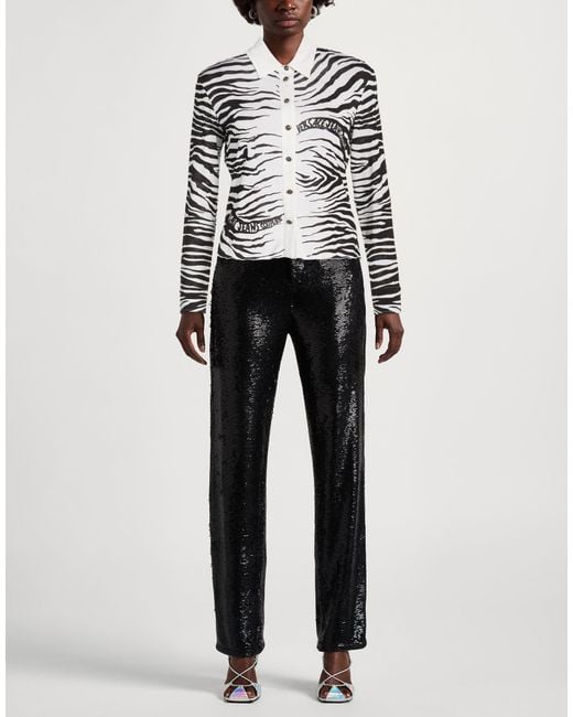 Versace Jeans Couture White Shirt Viscose, Elastane