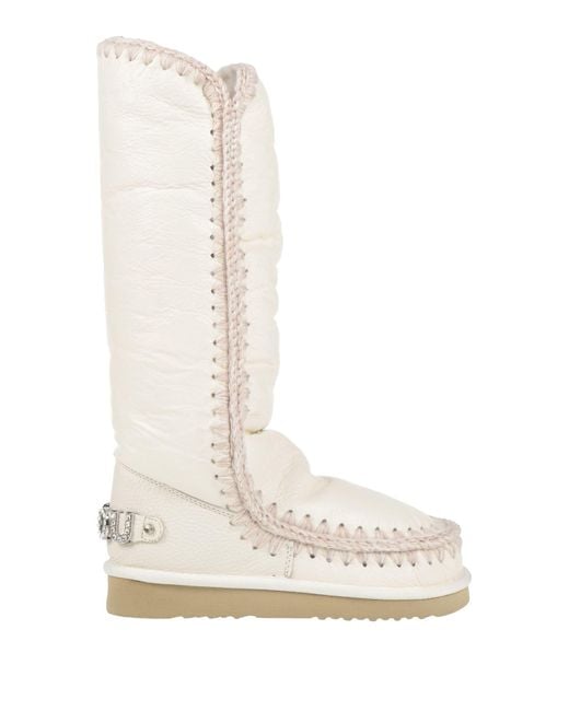 Mou White Boot