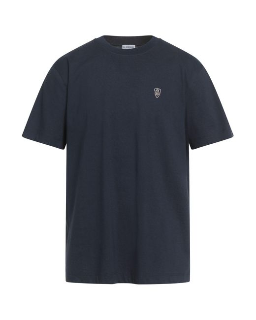 Burberry Blue T-Shirt Cotton, Elastane for men