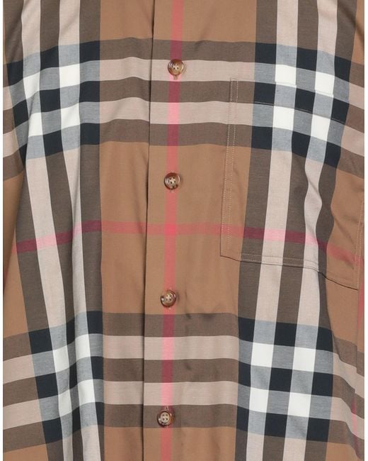 Burberry White Shirt Cotton, Elastane for men