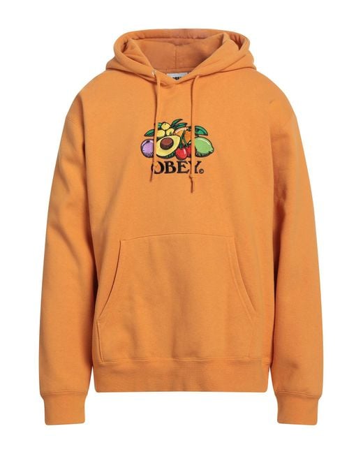 Obey Sweatshirt in Orange für Herren