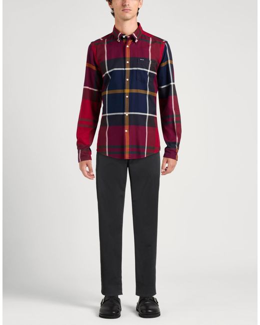 Rag & Bone Black Pants Cotton, Elastane for men
