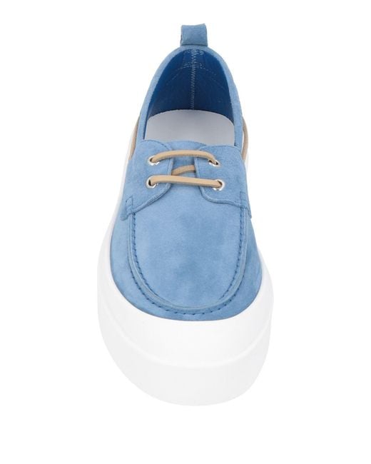 MSGM Blue Sky Loafers Leather for men