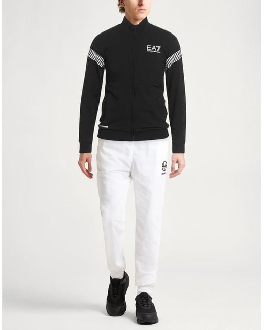 EA7 Black Sweatshirts for men