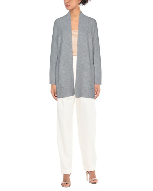 vince mixed gauge cardigan