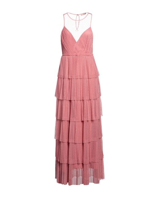 Twinset Pink Maxi Dress